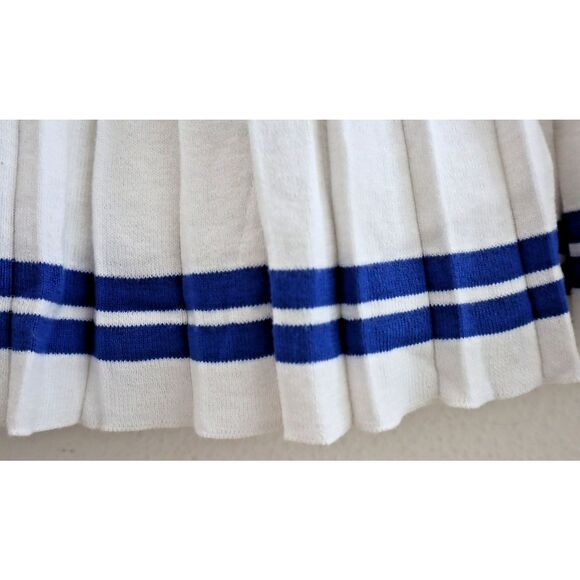 RLX Ralph Lauren Women Sz M White Multi Pleated Golf Pickleball Tennis Skort - Picture 6 of 11